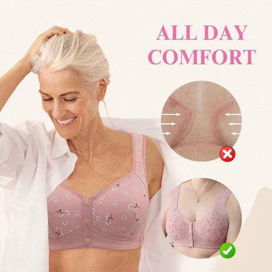 New Anti Sagging Front Open High Quality Cooling Cotton Bra For Summer In Pack Of  03 BUY 2 GET 1 FREE OFFER