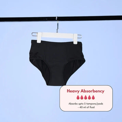 4 Layered Leak Proof Period Panty for Heavy Flow HighWaisted – Heavy Absorption