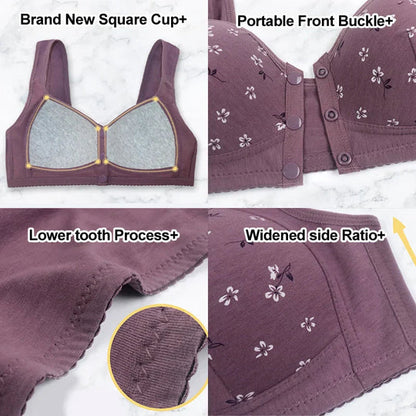 New Anti Sagging Front Open High Quality Cooling Cotton Bra For Summer In Pack Of  03 BUY 2 GET 1 FREE OFFER