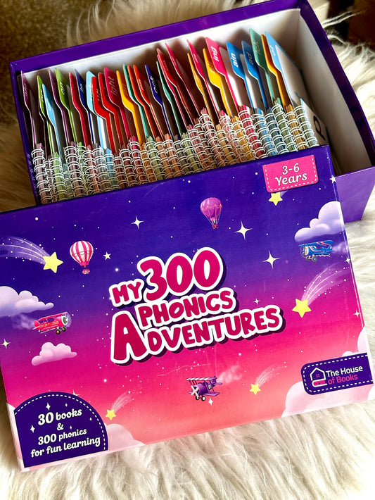 30 Read and Rhyme Flip Books - 300 Words Phonics Set