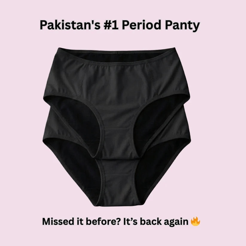 4 Layered Leak Proof Period Panty for Heavy Flow HighWaisted – Heavy Absorption