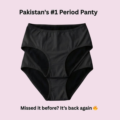 4 Layered Leak Proof Period Panty for Heavy Flow HighWaisted – Heavy Absorption